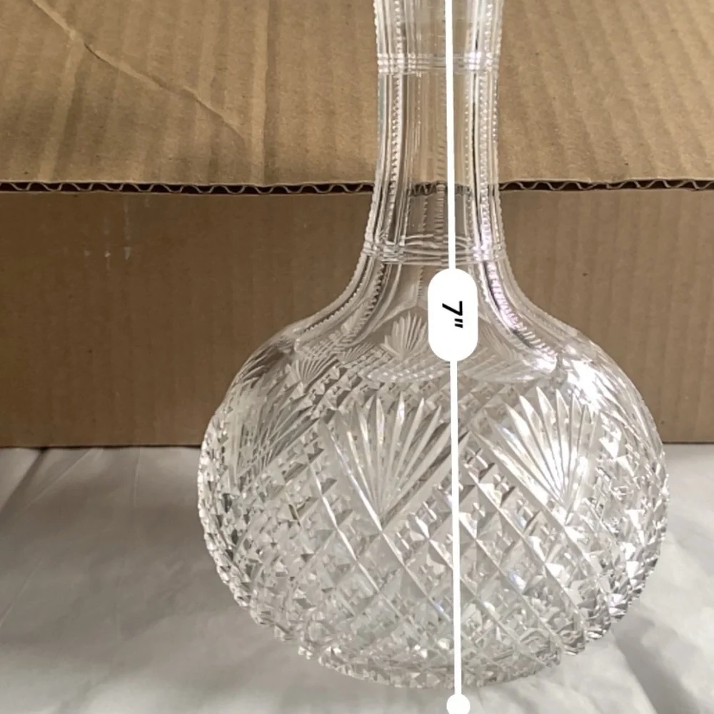 American Brilliant Carafe Strawberry Diamonds